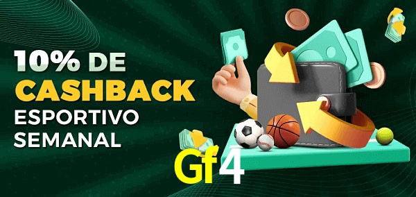 10% de bônus de cashback na Gf4